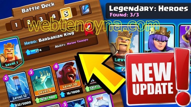 Clash Royale Nisan 2018 Güncelleme