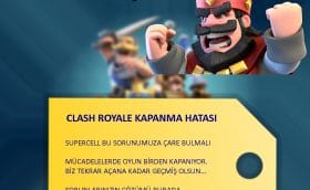 Clash Royale Kapanma Sorunu