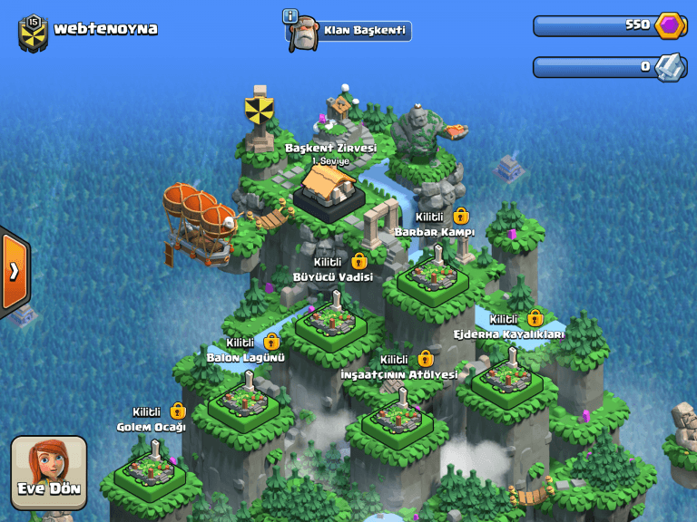 coc Clash of Clans Yeni Güncelleme Klan Başkenti