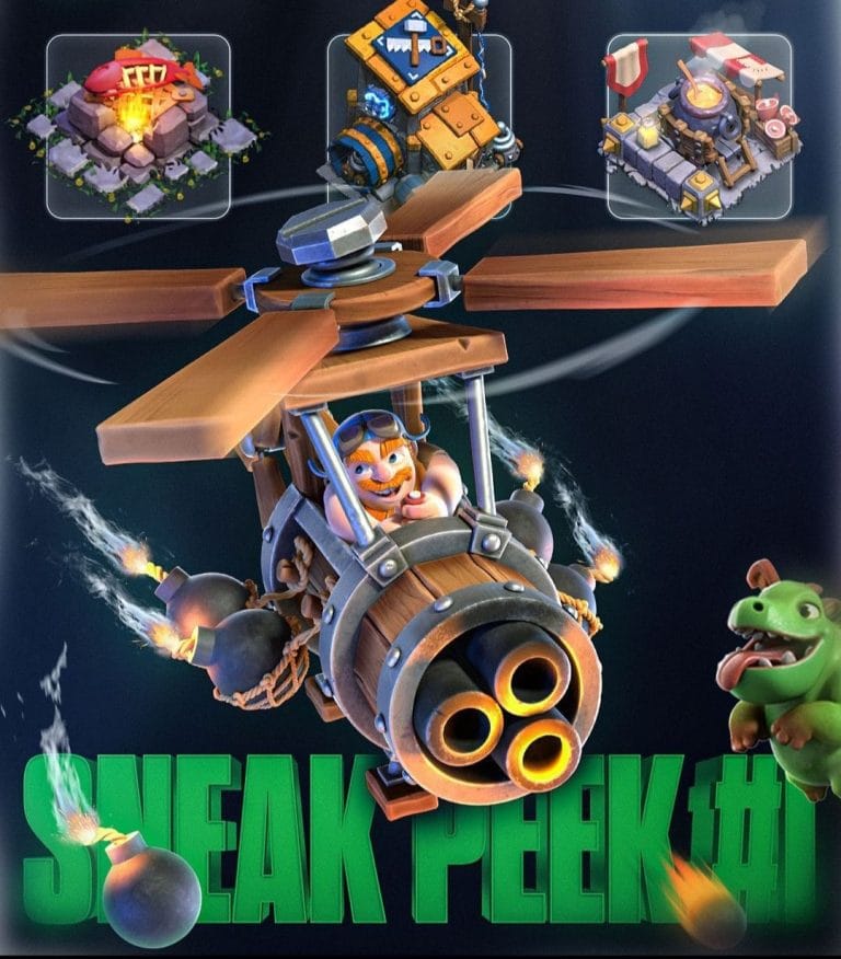 coc Clash of Clans yeni güncelleme 2023 İnşaatçı Köyü