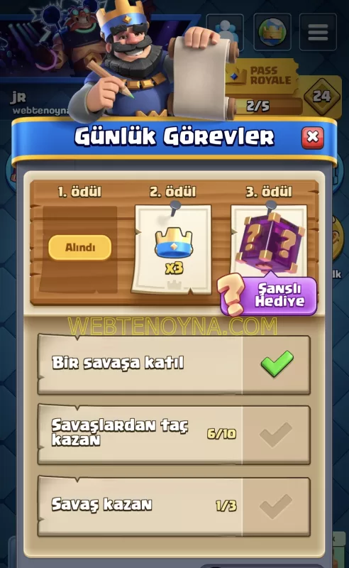 Clash Royale'e "Şanslı Hediye" Güncellemesi Geldi ve Sizi Temin Ederim, Bu Bir Oyun Değiştirici! 1 Clash Royale'e "Şanslı Hediye" Güncellemesi Geldi ve Sizi Temin Ederim, Bu Bir Oyun Değiştirici!