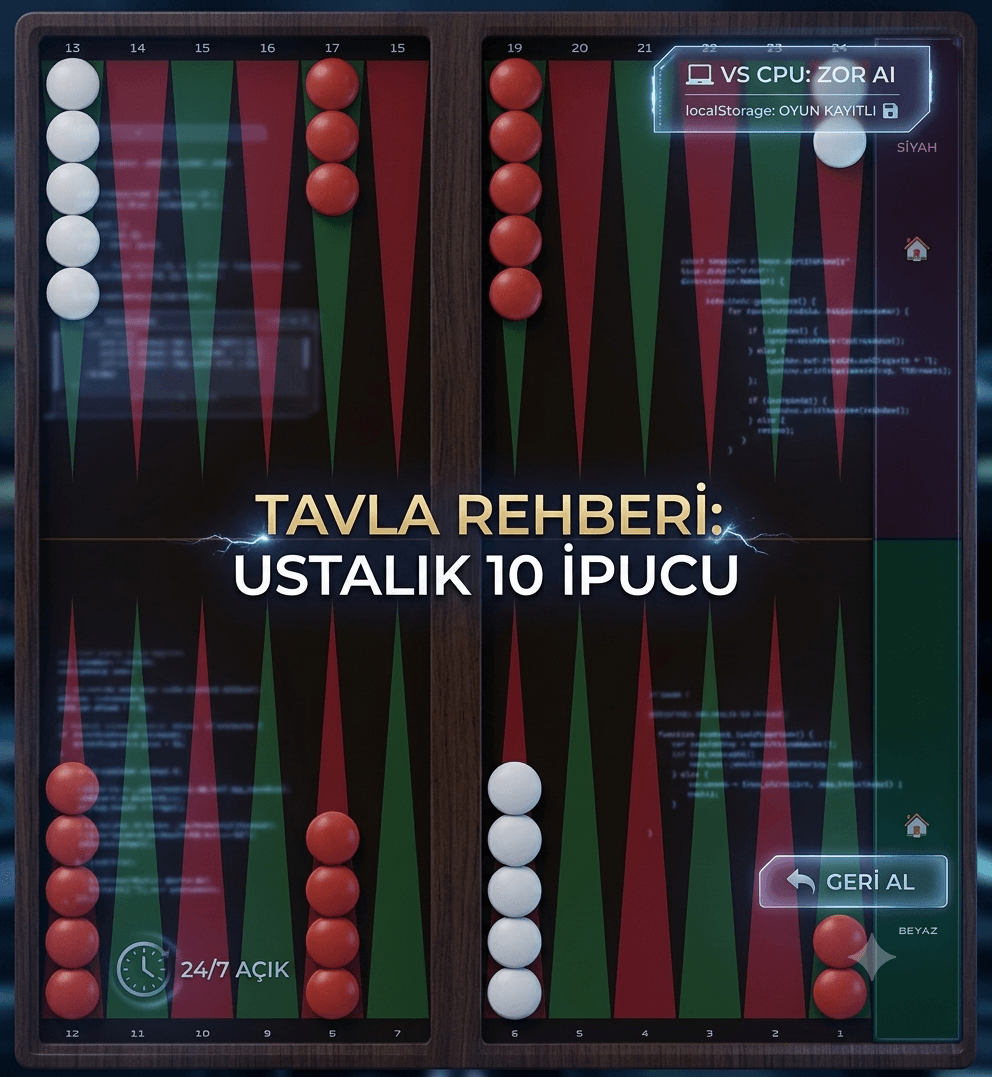 Tavla Oyna – Ücretsiz Online Oyna | Webtenoyna 1 Online Tavla Oyna AI