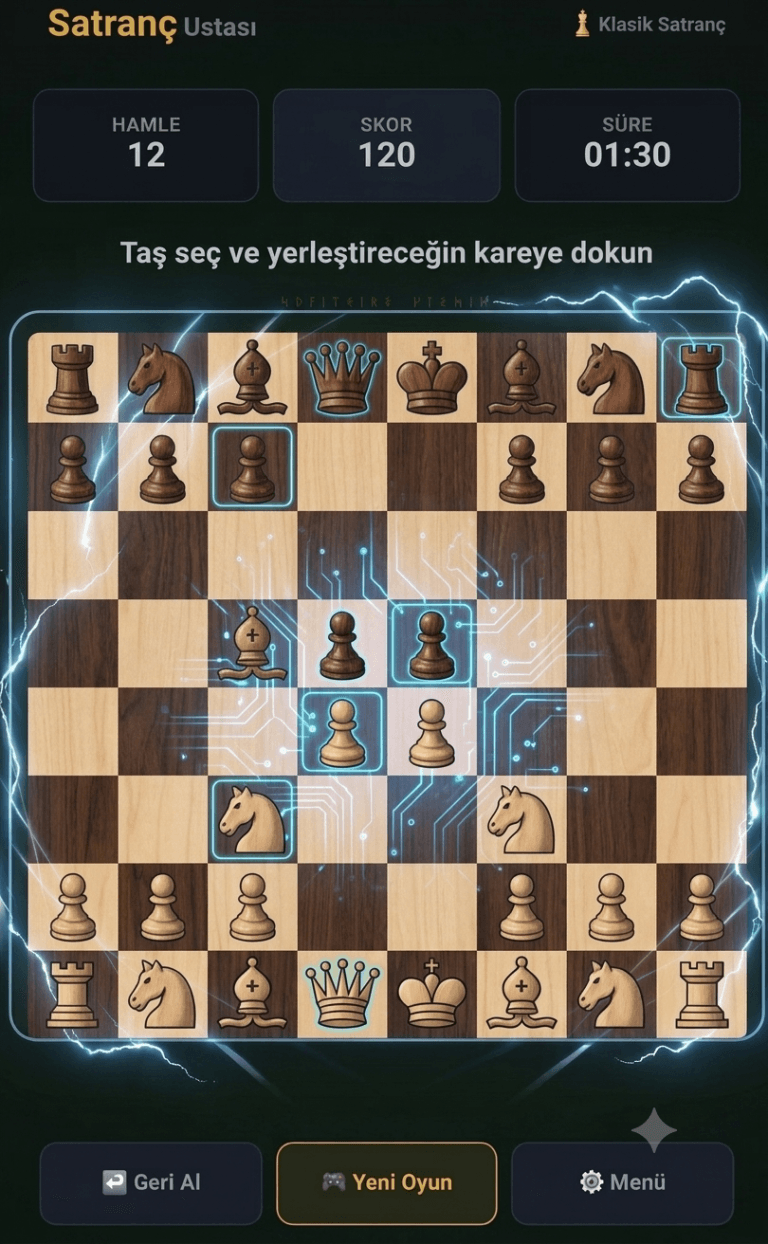 Satranç Oyna – Ücretsiz Online Oyna | Webtenoyna 1 Online Satranç Oyna